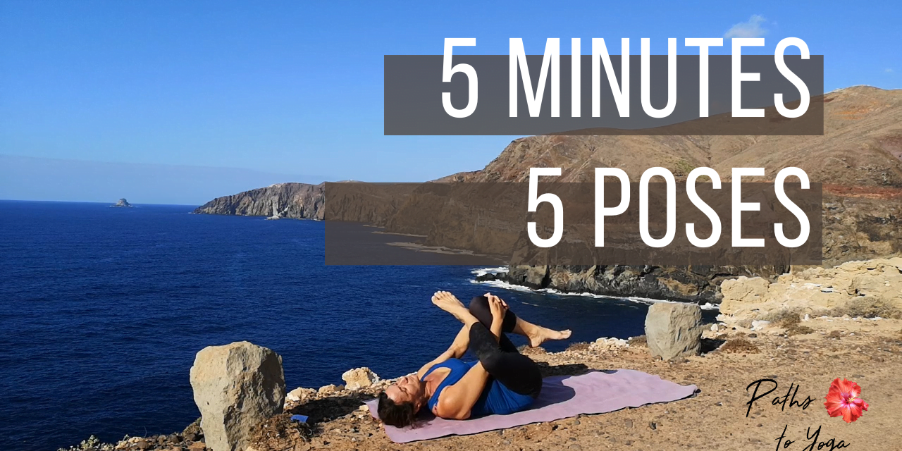 5 Minutes – 5 Poses for back pain