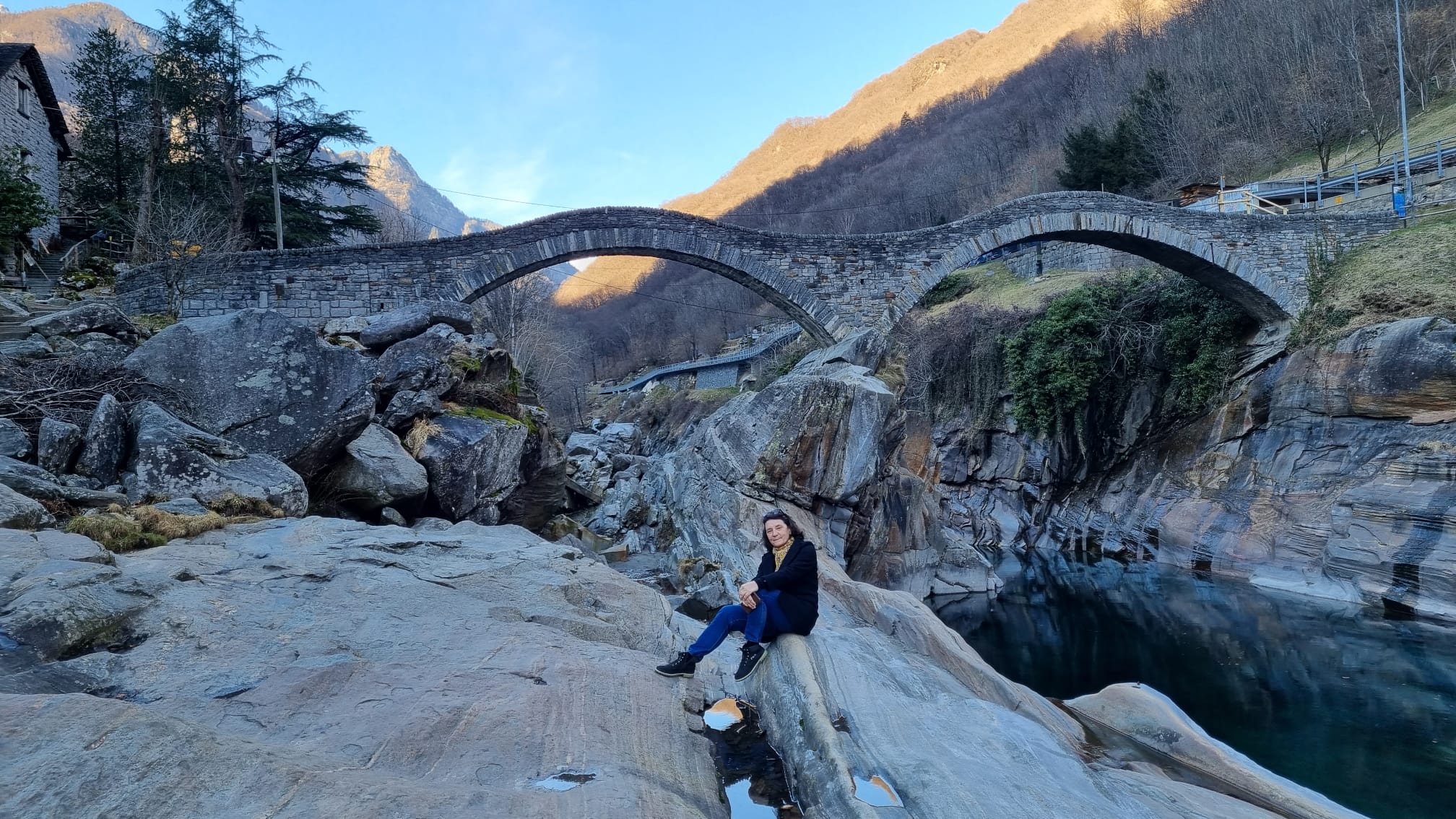 Verzasca Lavertezzo Stone bridge