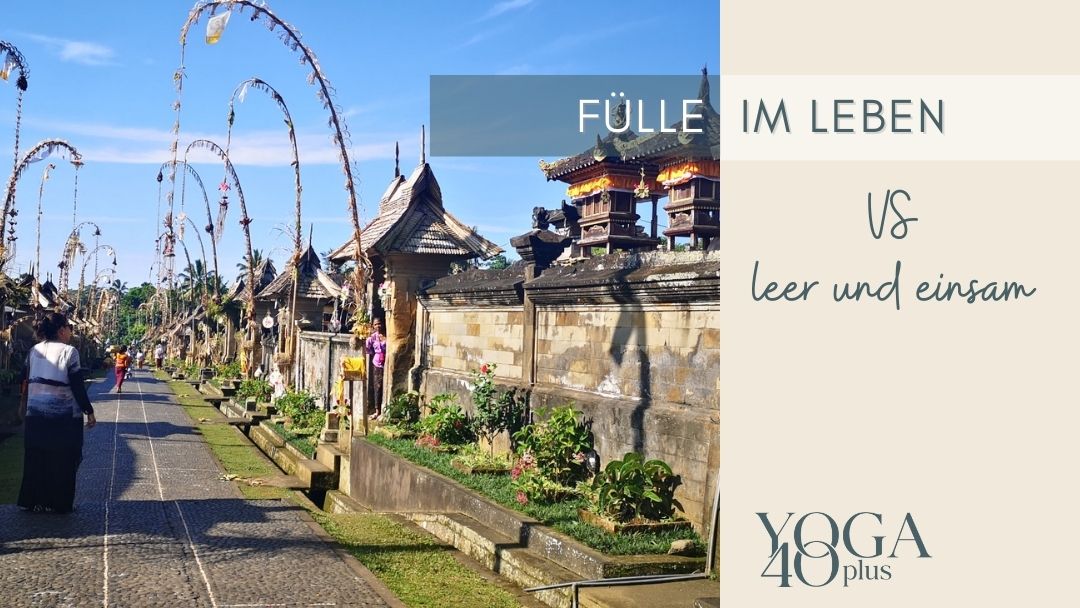 Von leer und einsam zu Fülle im Leben