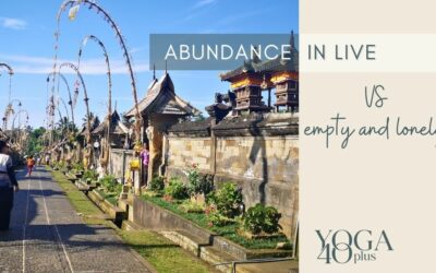 From empty and lonely to abundance in life