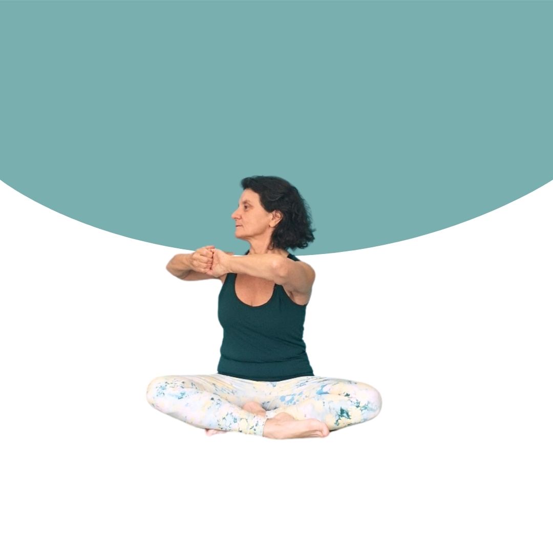 Fliegendes Haar im Hormonyoga
