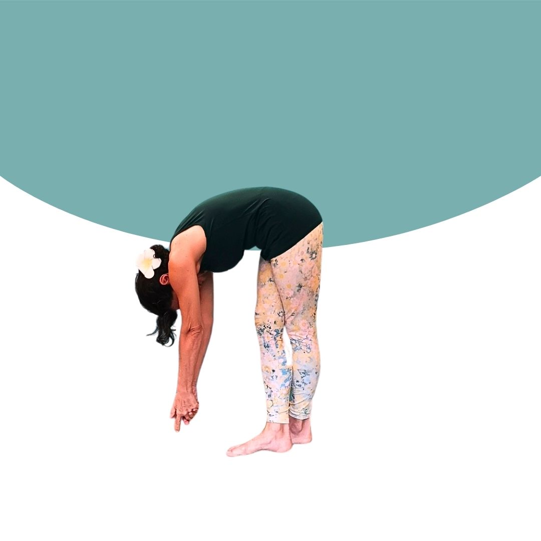 Dehnung der Beine im Hormonyoga
