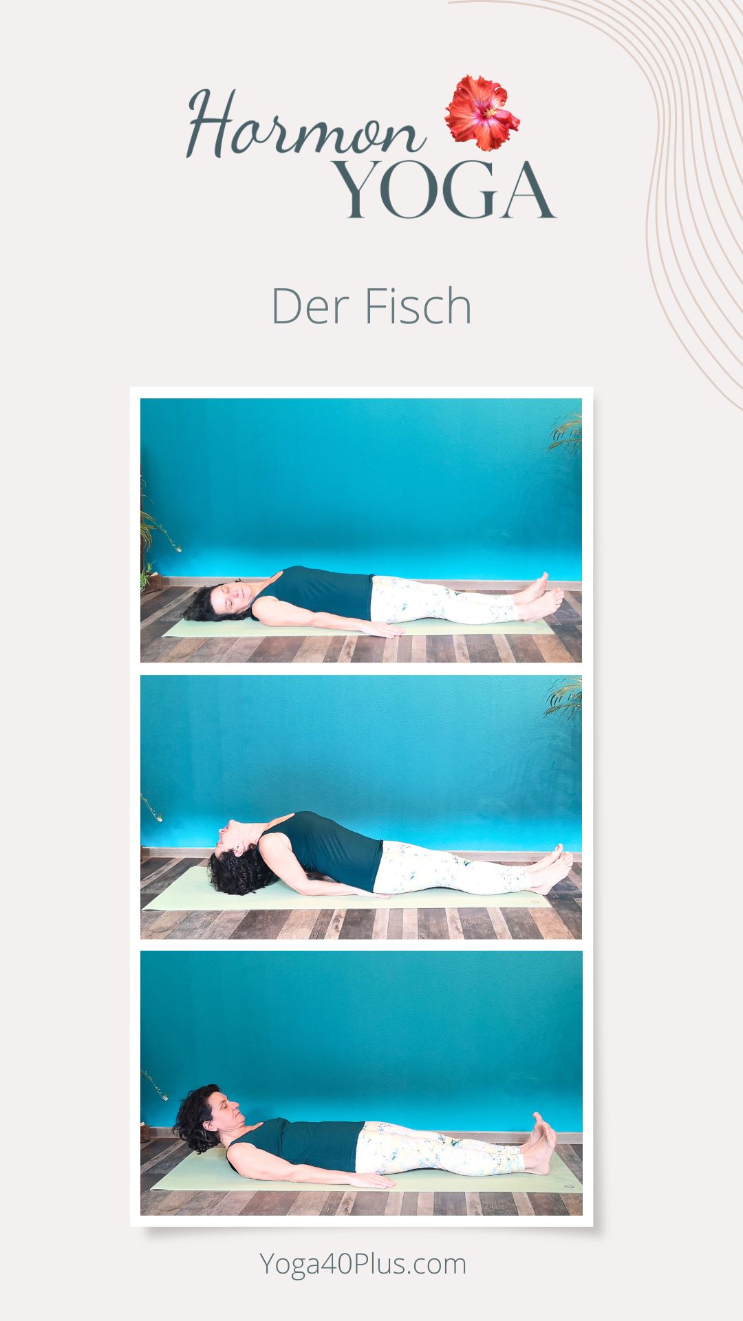 Fisch (Matsyasana) im Hormonyoga Fisch (Matsyasana) im Hormonyoga