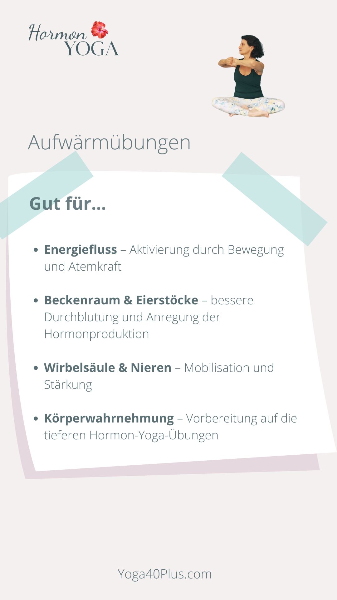 Aufwärmübungen im Hormonyoga Benefits
